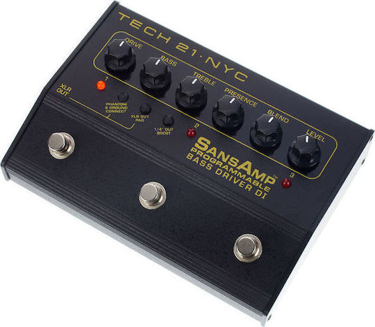 Tech 21 Bass Driver DI Programmable PBDR Pedale Vorverstärker E-Bass