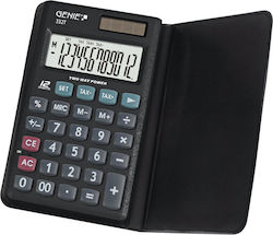 Genie 332T Calculator Accounting Pocket 12 Digits in Black Color