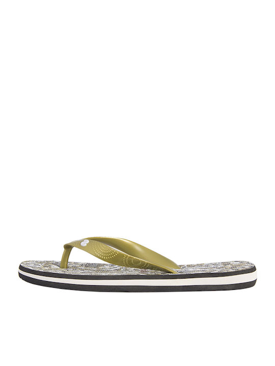 Desigual Save The Flip Flop Frauen Flip Flops in Gold Farbe