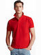 Polo Bluza Tricou Cu Mânecă Scurtă Roșie