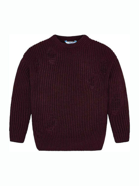 Mayoral Kids Sweater Long Sleeve Burgundy