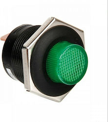 Lampa Engine Starter Button 12V-24V Green 4553.9-LM