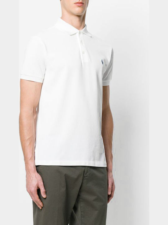 Ralph Lauren Ανδρική Μπλούζα Polo Κοντομάνικη Λευκή