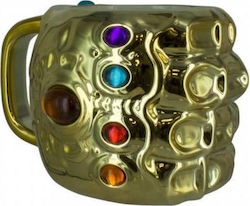 Paladone 3D Infinity Gauntlet Κούπα Κεραμική Χρυσή