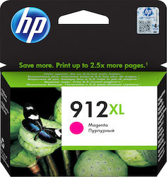 HP 912XL Μελάνι Εκτυπωτή InkJet Ματζέντα (3YL82AE)