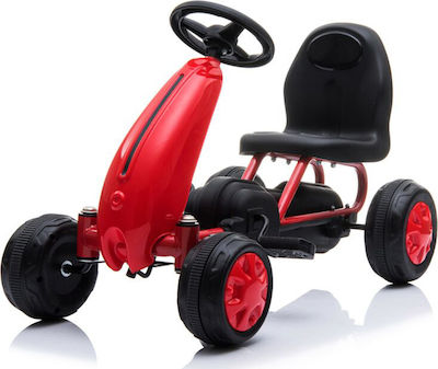 Blaze Kids Foot-to-Floor Go Kart One-Seater with Pedal Red