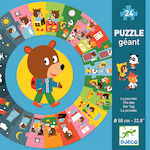 Kids Puzzle The Day for 3++ Years 24pcs Djeco