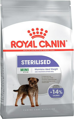 Royal Canin Mini Sterilised 1kg Ξηρά Τροφή για Ενήλικους Στειρωμένους Σκύλους Μικρόσωμων Φυλών με Πουλερικά