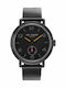 Ted Baker Harry Herrenuhr 43mm Chronograph Batterie mit Schwarz Metallarmband