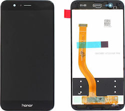Huawei Οθόνη mit Touchscreen und Rahmen für Ehre 8 Pro (Schwarz)