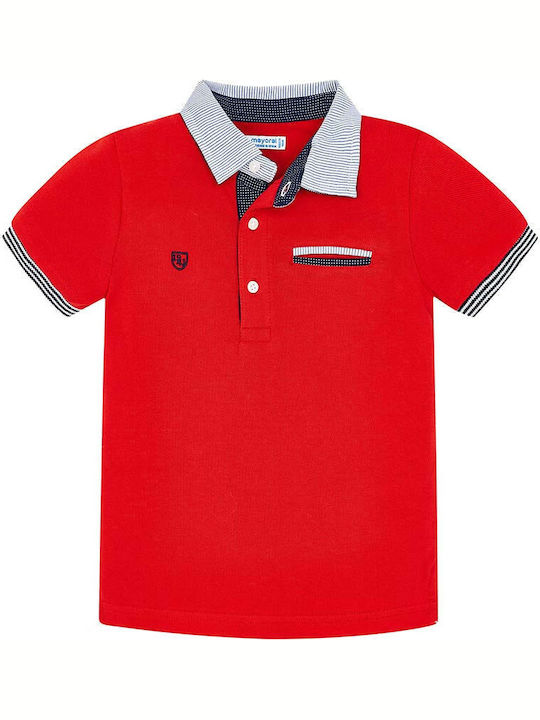 Mayoral Children's Polo Short Sleeve Red