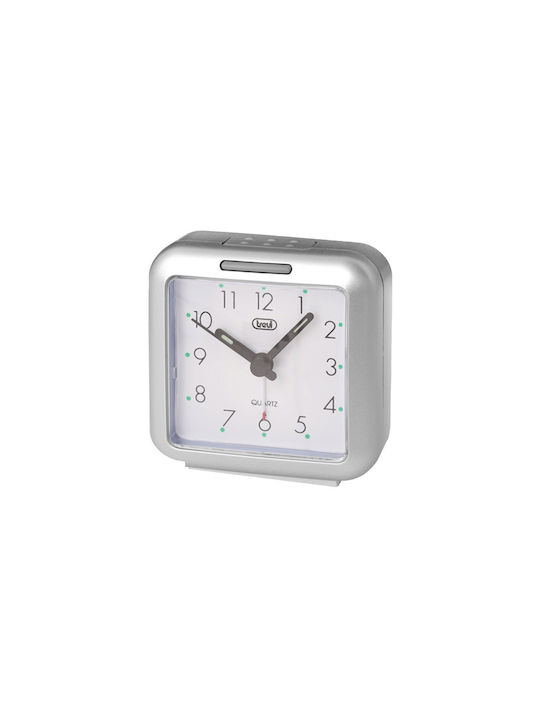 Trevi SL 3048 S Επιτραπέζιο Ρολόι Silver με Ξυπνητήρι