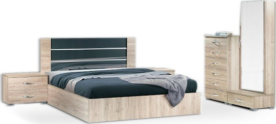 Schlafzimmer Set Lack 160x200cm 5Stück