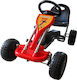 Go-Kart Einsitzer mit Pedal Rote für 3+ Jahre
