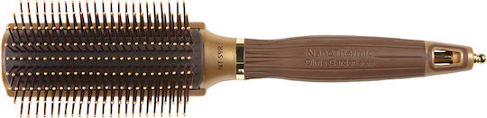 Olivia Garden Nanothermic C+ I 9 Rows Styler Haarbürste Gold