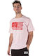 Superlogo Flag Tricou Sport Flag Roz