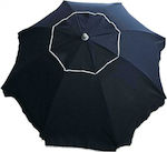 Ankor Beach Umbrella Diameter 2m with Air Vent Black