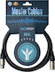 Prostage Cable XLR male - XLR male 0,3m (DMX-M5-003)