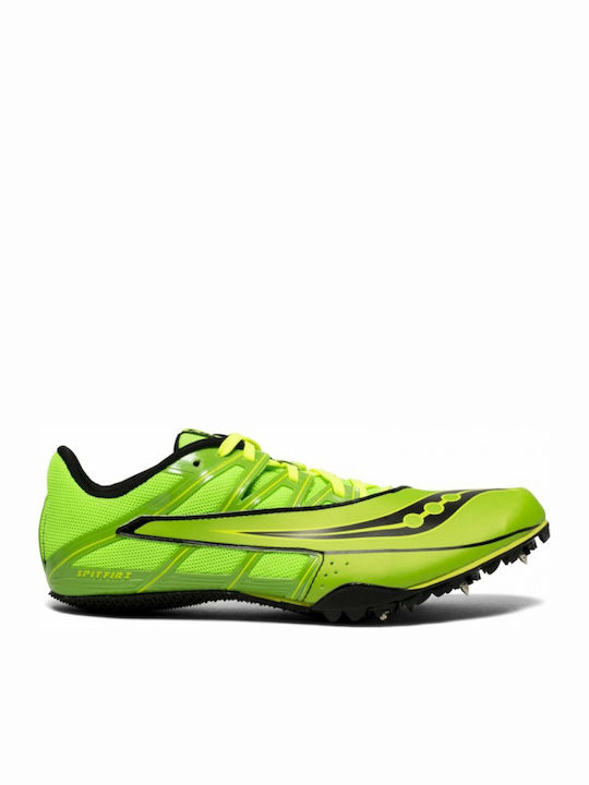 Saucony Spitfire 4 Ανδρικά Αθλητικά Παπούτσια Spikes Πράσινα
