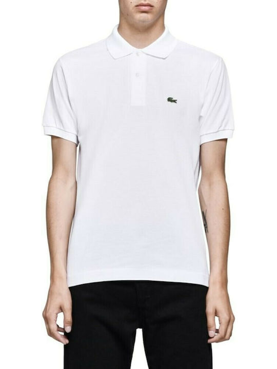 Lacoste Ανδρικό T-shirt Κοντομάνικο Polo Λευκό