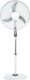 Lineme Ventilator Sockel 65W Lüfterdurchmesser 45cm Weiß