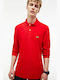 Polo Long Sleeve Blouse Red