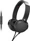 Sony MDR-XB550AP MDRXB550APB.CE7 Wired On Ear H...