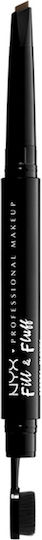 NYX Professional Makeup Fill & Fluff Pencil for Eyebrows Ash Brown