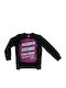 Kinder-Sweatshirt Schwarz Allways