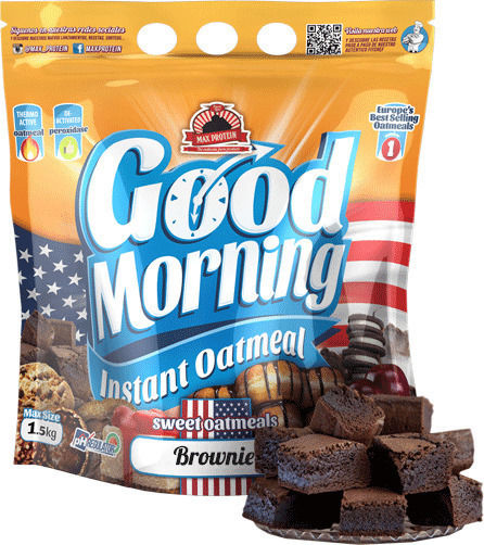 Max Protein Πίτουρο Βρώμης Good Morning Instant Oatmeal Brownie 1500gr