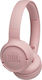 JBL Tune 500BT Ασύρματα Bluetooth On Ear Ακουστικά με 16 ώρες Λειτουργίας Ροζ
