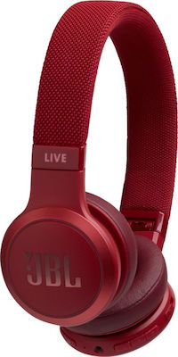 JBL Live 400BT Ασύρματα/Ενσύρματα On Ear Ακουστικά με 24 ώρες Λειτουργίας Κόκκινα