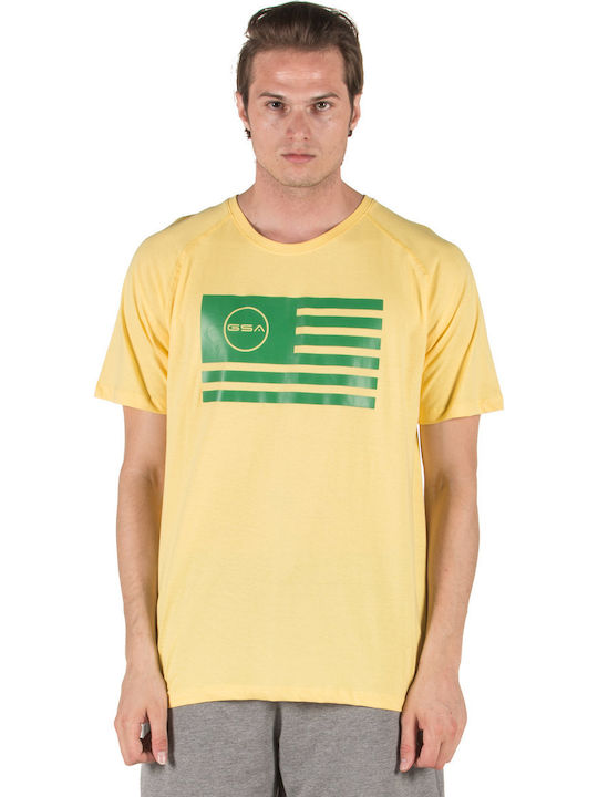 Superlogo Αθλητικό T-shirt Κίτρινο