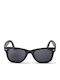 Chpo Noway Men's Sunglasses with Black Plastic Frame and Black Lens 16131PP