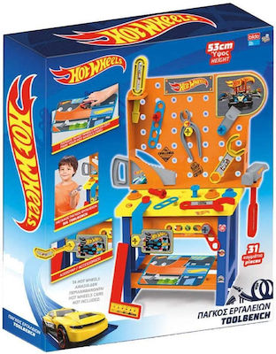 Bildo Kinderwerkbank Hot Wheels Πάγκος Εργαλείων 31Stück