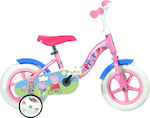 Dino Bikes Peppa Pig 10" Kids Bicycle BMX Pink