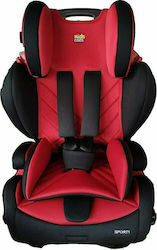 Kidscom Καθισματάκι Αυτοκινήτου Sport 1 9-36 kg Red & Black