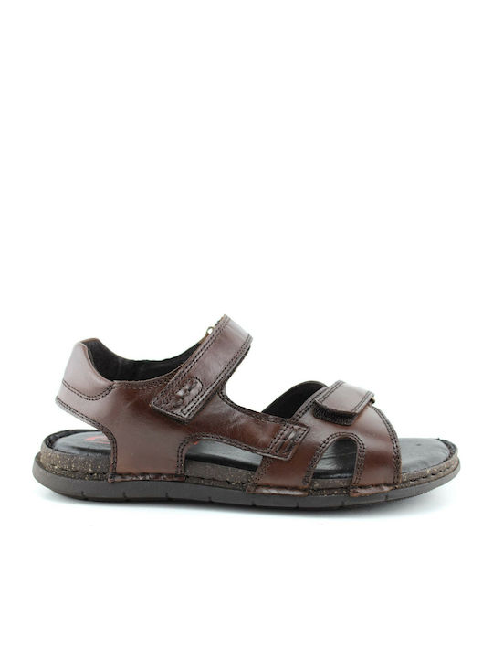 Zen Air Herren Ledersandalen 877871 Braun