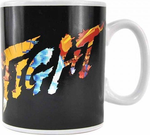 Half Moon Bay Street Fighter Heat Changing Mug Wärmewechsel Becher Keramik Schwarz 400ml MUGBCC04