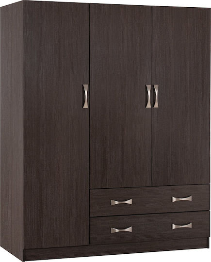 Dreifachtür Kleiderschrank Carly 150x55x180cm