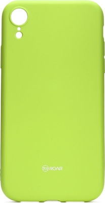 Roar Colorful Jelly Silicone Back Cover Green (iPhone XR)