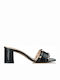 Envie Shoes Women's Sandals Black with Chunky Medium Heel