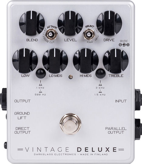 Darkglass Vintage Deluxe V3 Pedals Equalizer Electric Guitar and Electric Bass