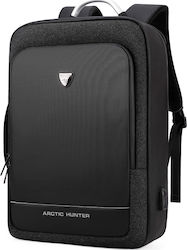 Arctic Hunter B00227 Αδιάβροχη Τσάντα Πλάτης για Laptop 17" σε Μαύρο χρώμα