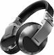 Pioneer HDJ-X10 Ενσύρματα Over Ear DJ Ακουστικά Ασημί