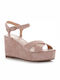 Seven Women's Suede Platform Shoes Pink