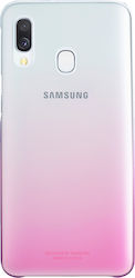 Samsung Umschlag Rückseite Silikon Rosa (Galaxy A40) EF-AA405CPEGWW