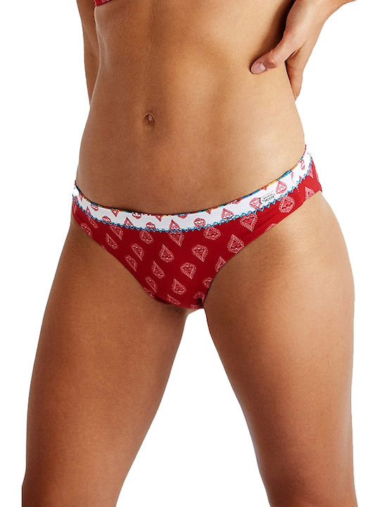 Banana Moon Joa Clarita Bikini Slip Μπορντό