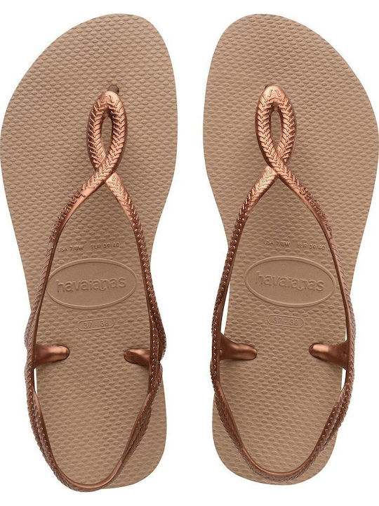 Havaianas Luna Women's Sandals Gold