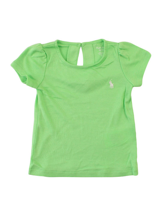 Ralph Lauren Kids Blouse Short Sleeve Green